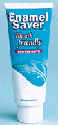 Enamel Saver Xylitol toothpaste protects against cavities
